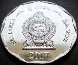 Moneda exotica 10 RUPII / RUPEES - SRI LANKA, anul 2017 * cod 2892