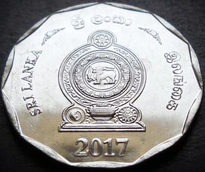 Moneda exotica 10 RUPII / RUPEES - SRI LANKA, anul 2017 * cod 2892 foto