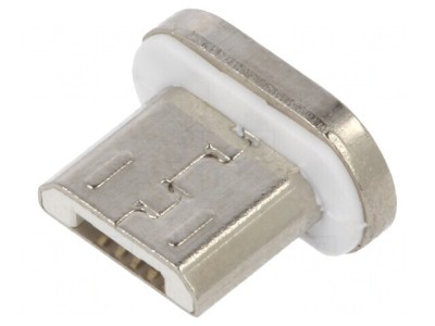 Adaptor Magnetic USB 2.0 la Micro USB B 1M foto