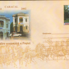 Intreg pos plic nec 2002 - O cladire centenara a Postei Romane-Caracal 1902-2002