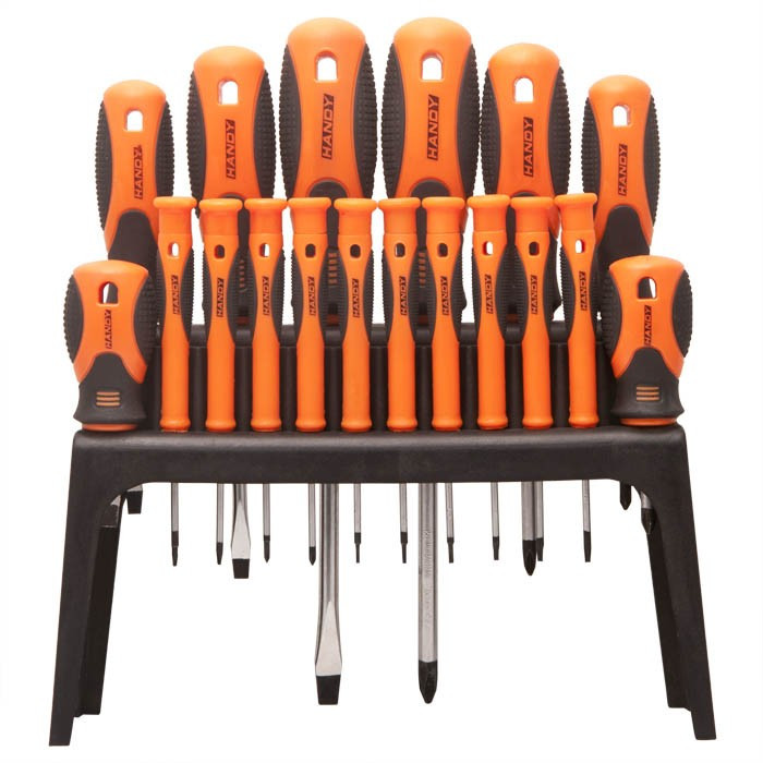 HANDY - Set de 18 surubelnite cu suport Best CarHome