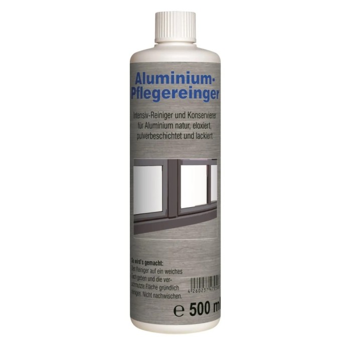 Curățare aluminiu, soluție curățare, &icirc;ngrijire aluminiu, 500ml