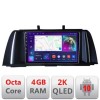 Navigatie Android 10 BMW Seria 5 F10 (2010-2012) CIC, Octa Core, 4GB+32GB, Ecran 2K QLED, GPS, 4G, Camera 360, CarStore Technology