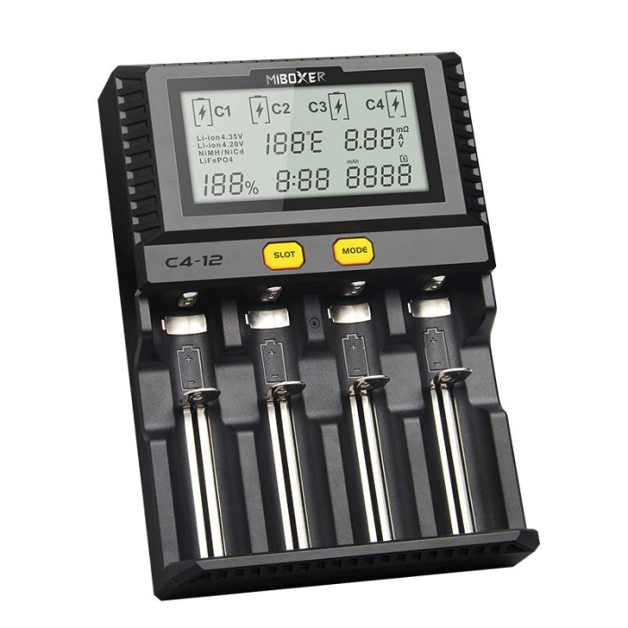 Incarcator universal MiBOXER C4-12 Smart Charger 4 x 3A