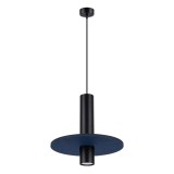 Lampă Suspendată Pelta 1 Negru/Negru