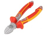 Clește lateral izolat 145mm cu fațetare pentru tăiere