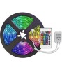 Banda LED RGB IP20 SMD3528, 60 LED-uri/m, cu adaptor si controler RGB