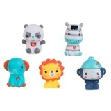Set de 5 marionete de deget cu animale de ferma, multicolore, din plastic, CMCLASS