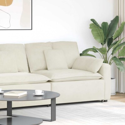 vidaXL Modul modular de capăt pentru cotieră canapea cu perne 100 cm foto