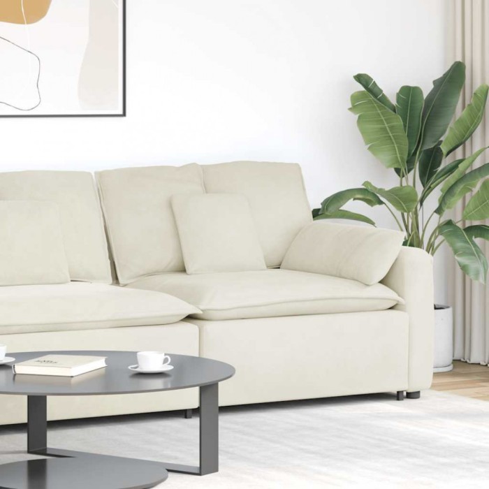 vidaXL Modul modular de capăt pentru cotieră canapea cu perne 100 cm