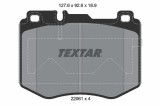 TEXTAR 2206101 set placute frana,frana disc