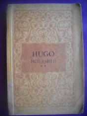 HOPCT VICTOR HUGO / MIZERABILII -VOLUMUL II-COSETTE 1954 - 322 PAGINI