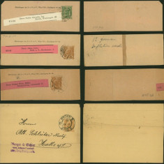 Austria - Lot of 4 Postal Rare Old wrapper postal stationery DB.448