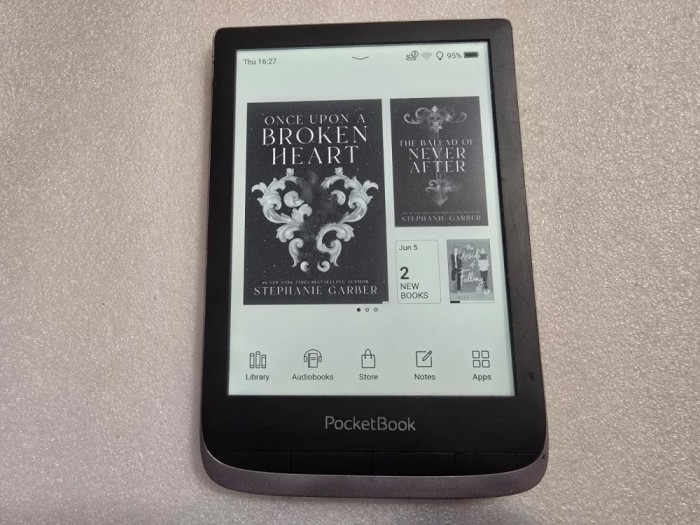 eBook Reader PocketBook Touch HD3, 6&quot;, 16GB, rezistent la apa, WiFi, Bluetooth, iluminat