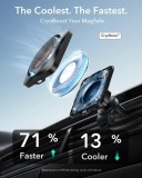 Cumpara ieftin Incarcator Auto Magnetic MagSafe 15W ESR CryoBoost, Qi2, Suport Telefon, iPhone 16/15/14/13/12, Negru