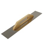 Drisca din inox cu margine dreapta 680 x 130 mm, maner lemn Topex