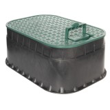 Cumpara ieftin Cutie Electrovalva Pentru Sistem De Irigare, Dimensiune 20 Inch,Dreptunghiulara,Latime 410x570 mm, Inaltime 180 mm