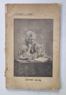 CARMEN SYLVA , STUDIU CRITIC de ALEXANDRU P. VOJEN , 1905 , PREZINTA URME DE UZURA SI DE INDOIRE , PREZINTA SUBLINIERI * foto