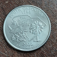 M3 C50 - Quarter dollar - sfert dolar - 2000 - South Carolina - D - America USA