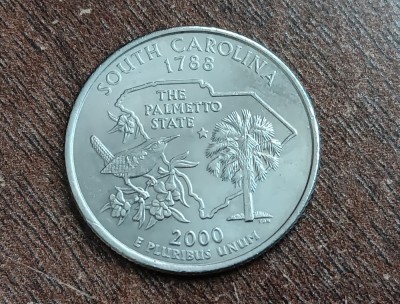 M3 C50 - Quarter dollar - sfert dolar - 2000 - South Carolina - P - America USA foto