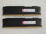 Memorie desktop KINGSTON HyperX Fury Black, 2x8GB DDR4, 3200Mhz, CL18, HX432C18FB2K2/16