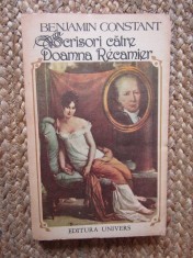 Benjamin Constant - Scrisori catre doamna Recamier (1807-1830)