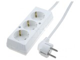 Prelungitor Schuko 3 Prize Alb 16A