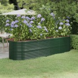 vidaXL Strat &icirc;nălțat grădină 296x80x68 cm oțel vopsit electrostatic