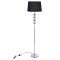 Lampă de podea abajur suport &icirc;nalt, 4 bile decorative, negru