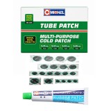 Set 20 petice vulcanizare pentru camere de aer cu adeziv 20 ml Michel