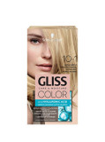 Vopsea de par permanenta Gliss Color, 10-1 Blond Perlat Ultra Deschis, 143 ml