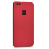 Husa Silicon Rosu Huawei P10 Lite, GloMax Perfect Fit, Protectie Soc, Zgarieturi, Flexibila