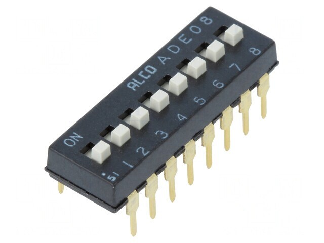 Comutator DIP-SWITCH 8 Secțiuni ON-OFF 24V