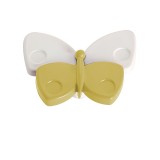 Cumpara ieftin Maner pentru mobila in forma de fluture, din plastic, R-1120, 70 mm, Galben