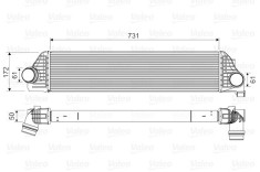 VALEO 818561 Intercooler, compresor foto