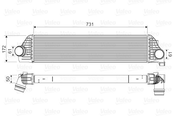 VALEO 818561 Intercooler, compresor