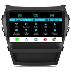 Navigatie Android Dedicata Hyundai IX45 SantaFe (2013-2017),QuadCore, 9Inch, 4Gb Ram, 64Gb Stocare, Carplay