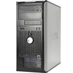 Calculator Dell Optiplex GX755 Mini Tower, Intel Core2Quad Q9400 2.66 GHz, 4GB DDR2, 320GB HDD, DVD foto