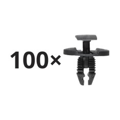 Set 100 clema fixare plastic Alfa Romeo, Citroen Berlingo, C4, C5, Jumpy, Fiat Bravo, Punto, Opel Grandland, Peugeot 2008, 207, 308, Expert, Partner,