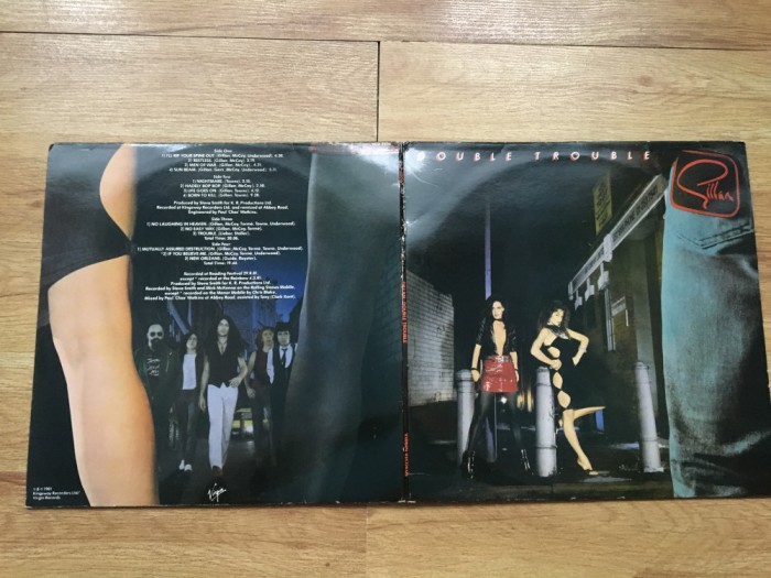 GILLAN ( DEEP PURPLE )- DOUBLE TROUBLE (2LP,2 Viniluri,1981,VIRGIN,UK) vinyl