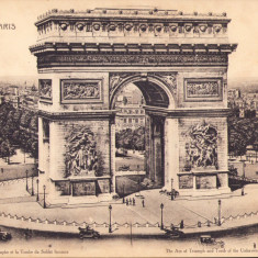 Litografie L'Arc de Triomphe et la Tombe du Soldat Inconnu