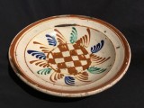 Arta si Traditie - Farfurie taraneasca de Fagaras realizata si decorata manual / Transilvania !