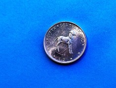 2 Lire 1974 Vatican-AUNC-in realitate arata bine