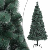 VidaXL Brad de Crăciun artificial cu suport, verde, 150 cm, PET