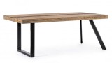 Cumpara ieftin Masa fier si lemn Manchester 200x100x77 cm