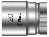 Cheie tubulară HEX 20mm 6-puncte WERA, lungime manşon 37mm