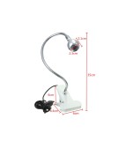 Lampa de birou fixare clip cu lumina LED-Culoare Argint, Oem