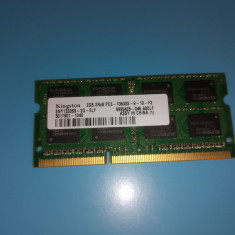 Memorie laptop DDR3 2Gb 1333Mhz PC3-10600S Kingston