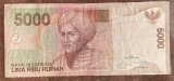 B11 20 - Bancnota foarte veche - Indonezia - 5000 rupii - 2014