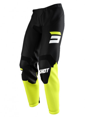 Pantaloni Enduro MX Shot Burst Neon Yellow foto